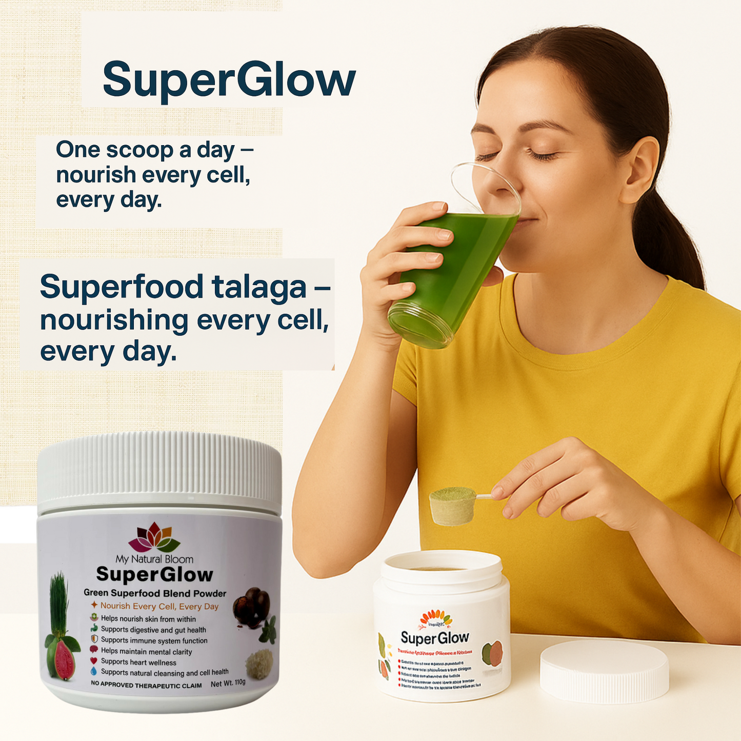 SUPERGLOW SUPERFOOD POWDER DRINK