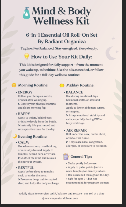 Mind and Body Wellness Kit