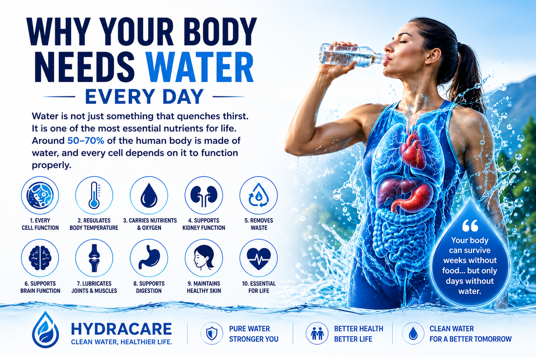 Why Your Body Needs Water Every Day: 10 Science-Backed Benefits of Proper Hydration